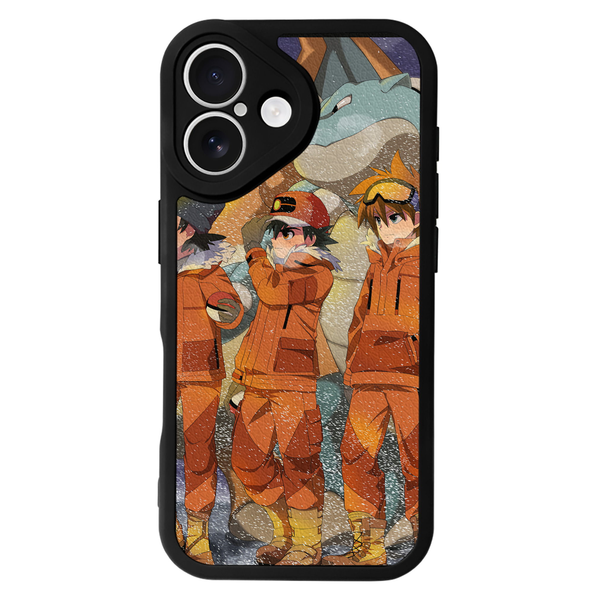 （画像用） ポケットモンスター Pokémon 【iPhone 16シリーズ対応】シリコンスマホケース（レザー調） 材質：シリコン